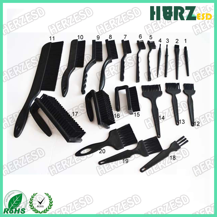 HZ-5114 ESD Anti Static Brush Flat 90mm nailbrush style