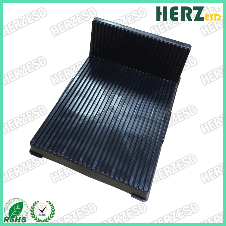 HZ-2705 Black Conductive L-shaped PCB rack