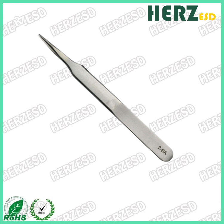 2-SA High Temperature Resistance ESD Series Stainless Steel ESD Tweezer