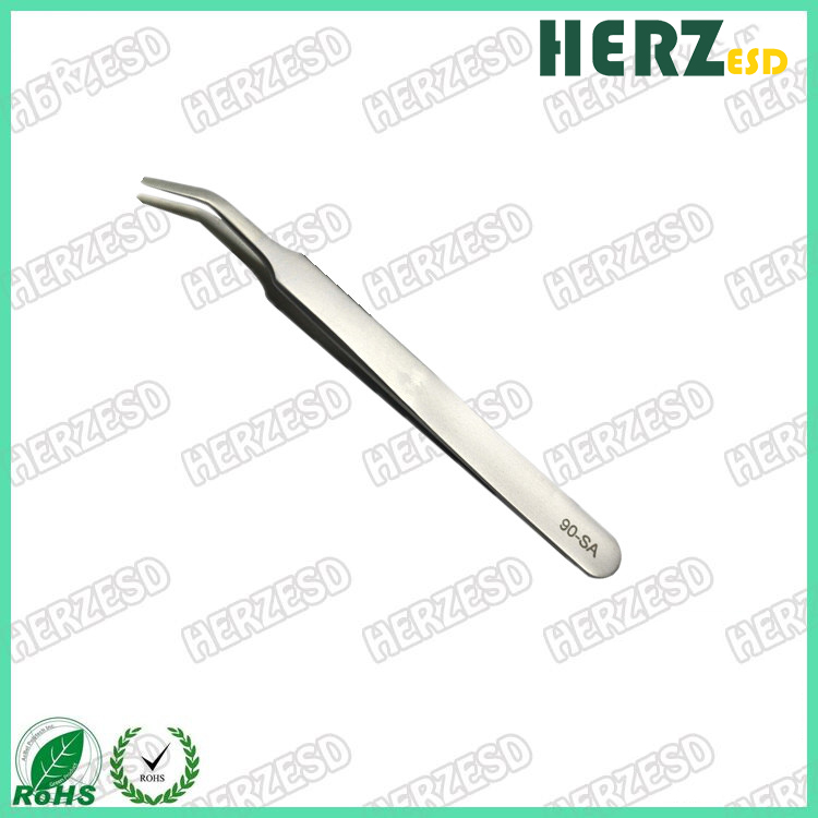 90-SA Antistatic Stainless Steel ESD Tweezers