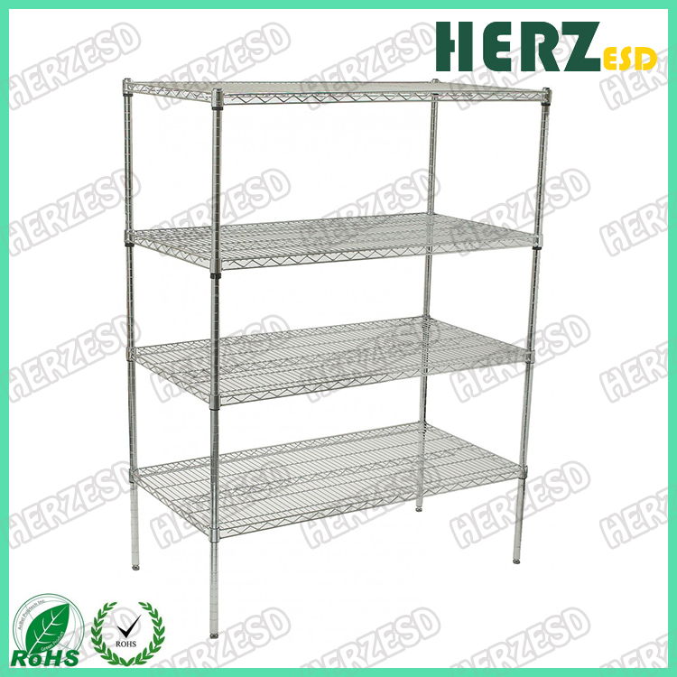 HZ-28104 Three Layers ESD Wire Shelf Reel Trolley