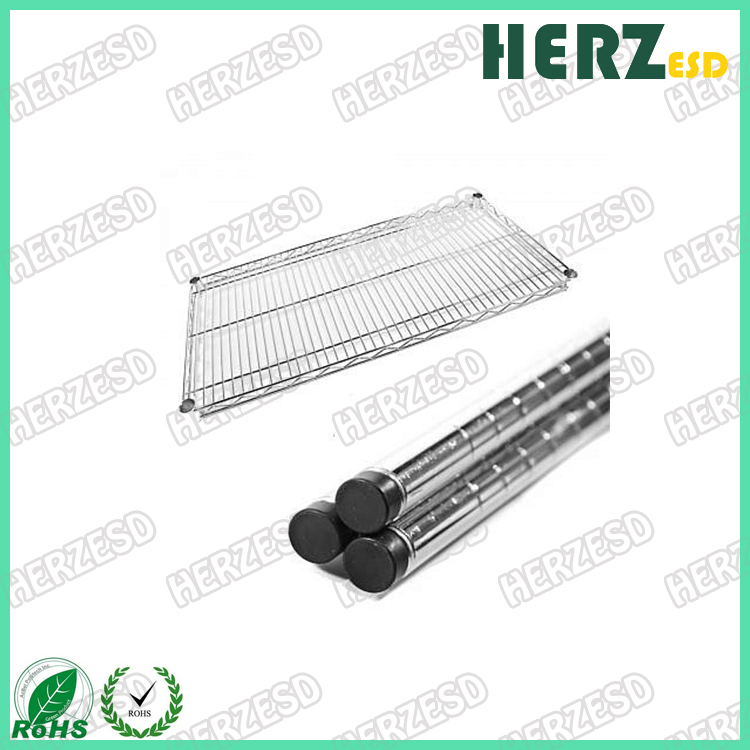 HZ-28104 Three Layers ESD Wire Shelf Reel Trolley