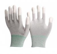 HZ-4503F ESD PU Tip Carbon Fiber Gloves